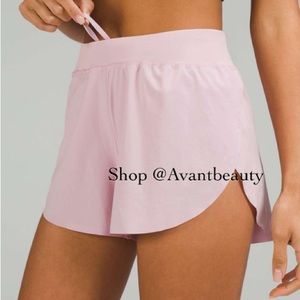 • FIRM PRICE LULULEMON FIND YOUR PACE HR SHORT 3” PEONY PINK SIZE 10 NWT